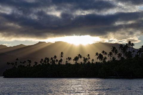 Tahiti, photography, sunset