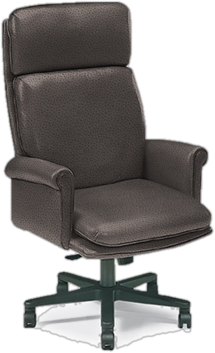 LEATHERCRAFT Trent Leather Swivel Executive Chair