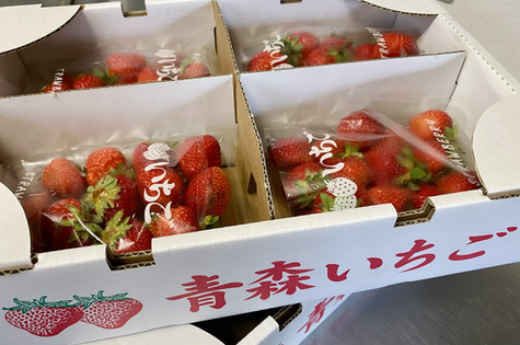 ・2021年、今年も青森から夏イチゴが届きました。