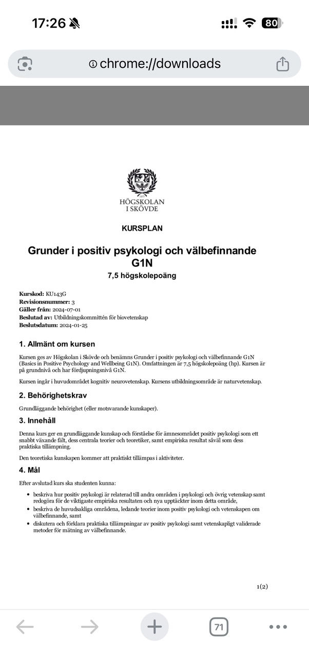 Den eviga studenten...