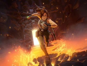 Lara Croft está de volta. Desta vez, em série animada