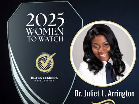 Women To Watch 2025 honoree Dr. Juliet L. Arrington