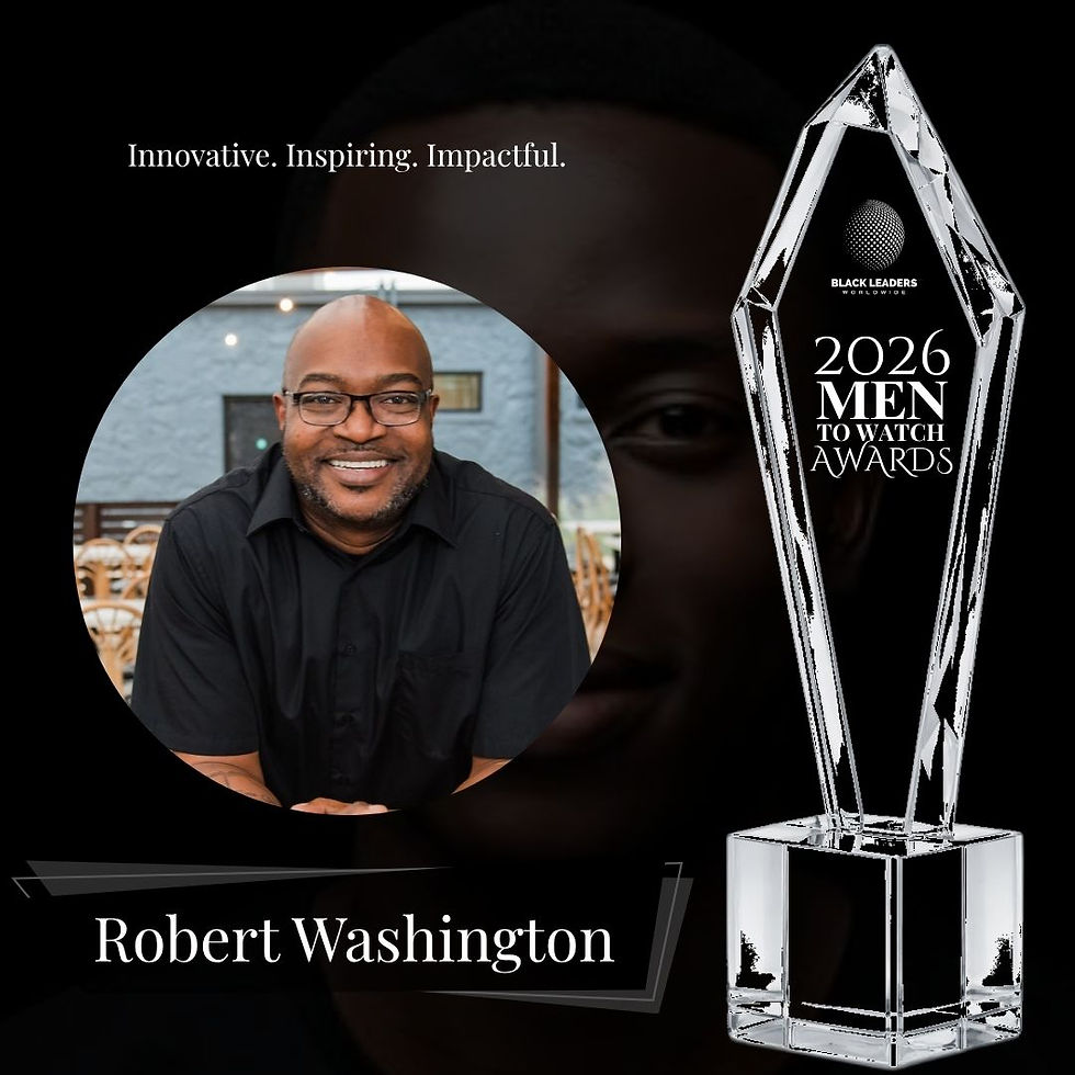 Men To Watch Awards 2026 honors Robert Washington