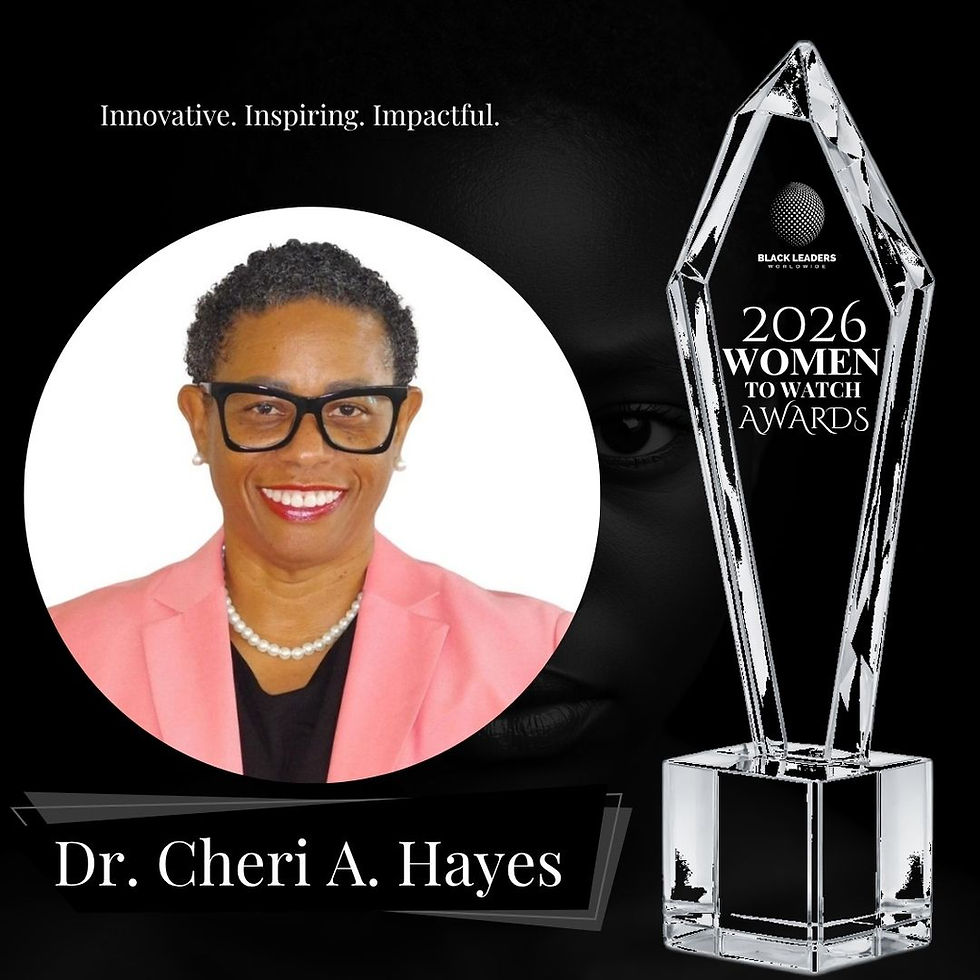 Women To Watch Awards 2026 honors Dr. Cheri A. Hayes