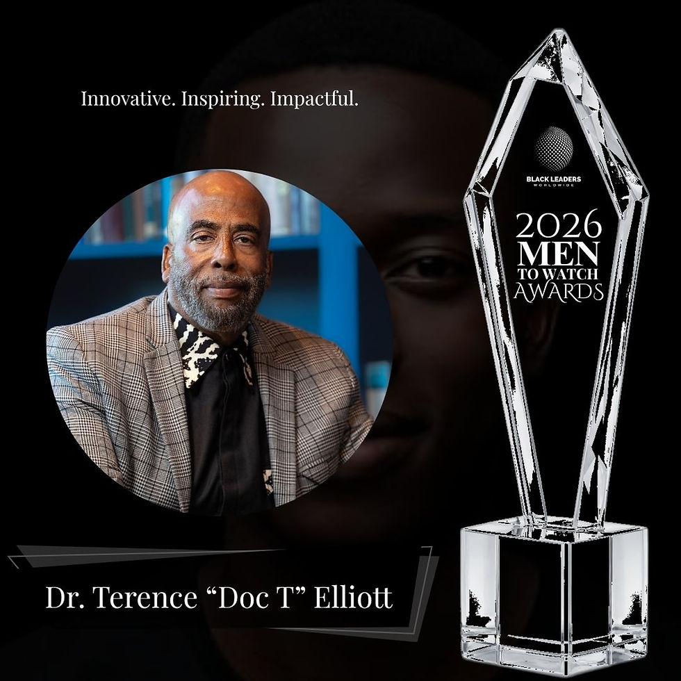 Men To Watch Awards 2026 honors Dr. Terence "Doc T" Elliot