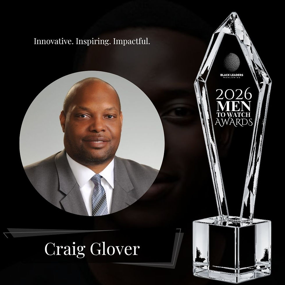 Men To Watch Awards 2026 honors Craig Glover