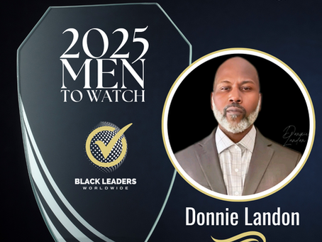 Men To Watch 2025 honoree Donnie Landon