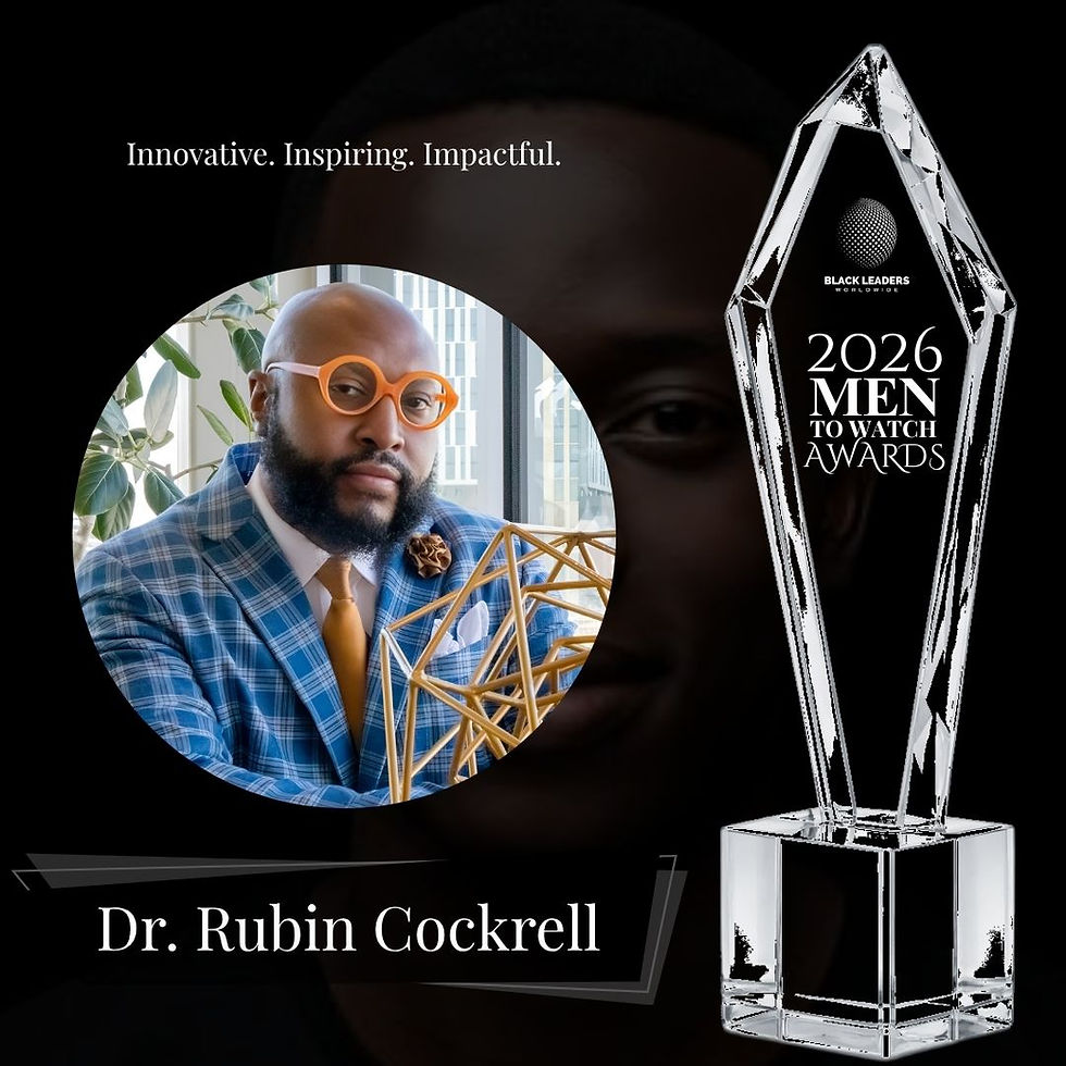 Men To Watch Awards 2026 honors Dr. Rubin Cockrell
