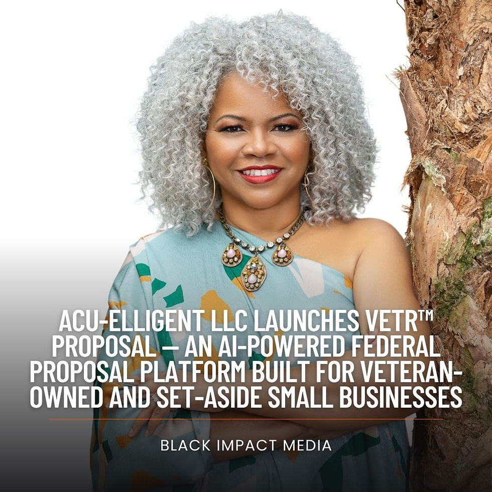 Acu-Elligent LLC Launches VETR™ Proposal — An AI-Powered Federal Proposal Platform Built for Veteran-Owned and Set-Aside Small Businesses