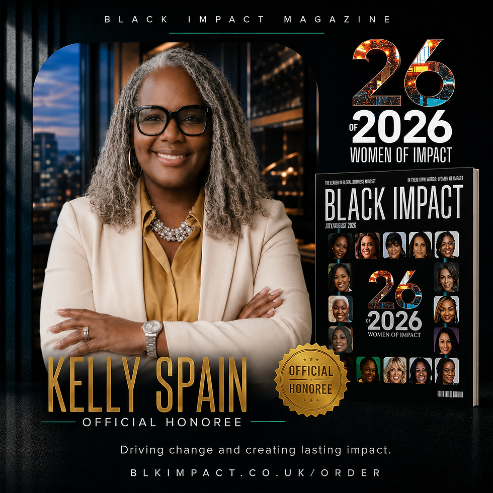 Kelly Spain Named On Black Impact Magazine's 26 Of 2026 Women Of Impact List
