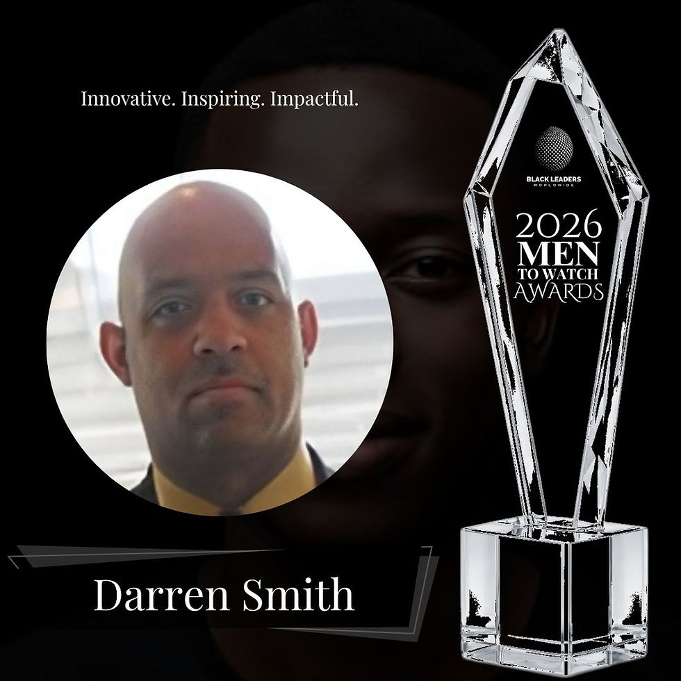Men To Watch Awards 2026 honors Darren Smith