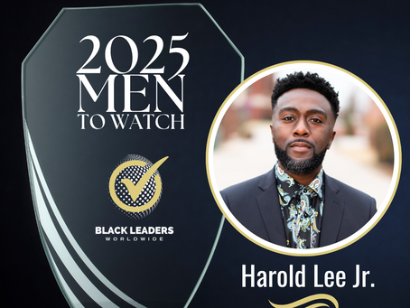 Men To Watch 2025 honoree Harold Lee Jr.
