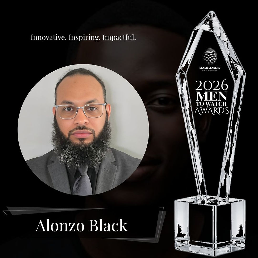 Men To Watch Awards 2026 honors Alonzo Black