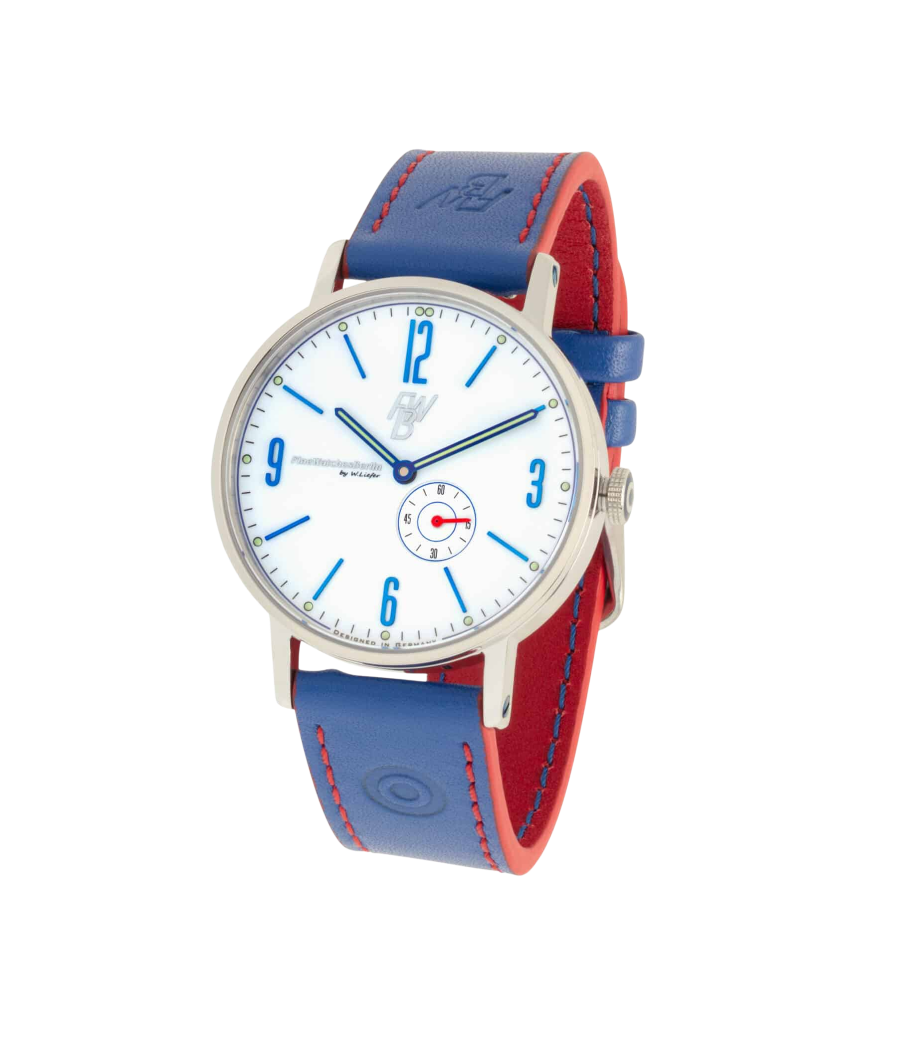 FWB Teufelsberg #2b Weiß Blau Auto 41mm