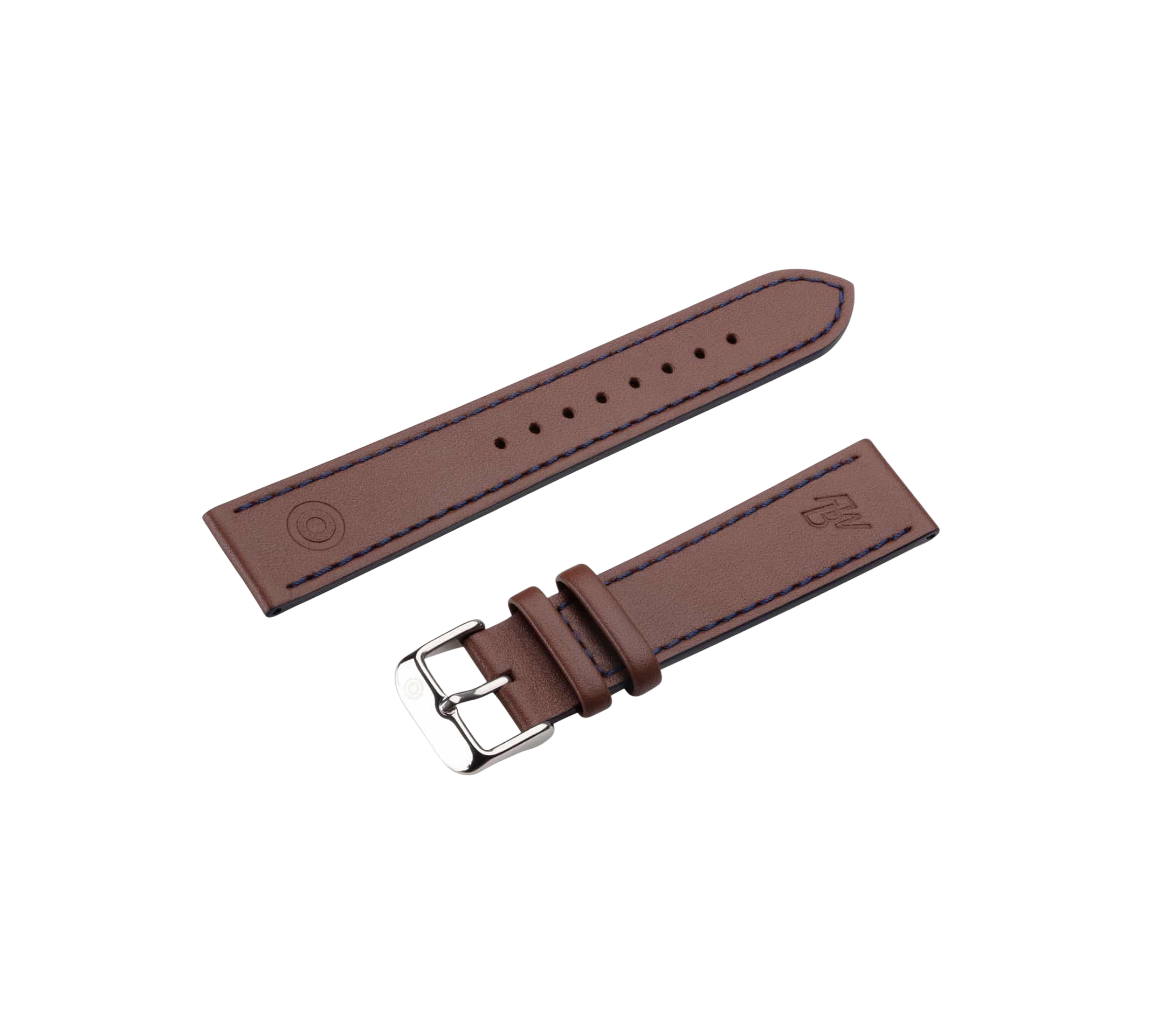 FWB Leather Strap Braun 20mm
