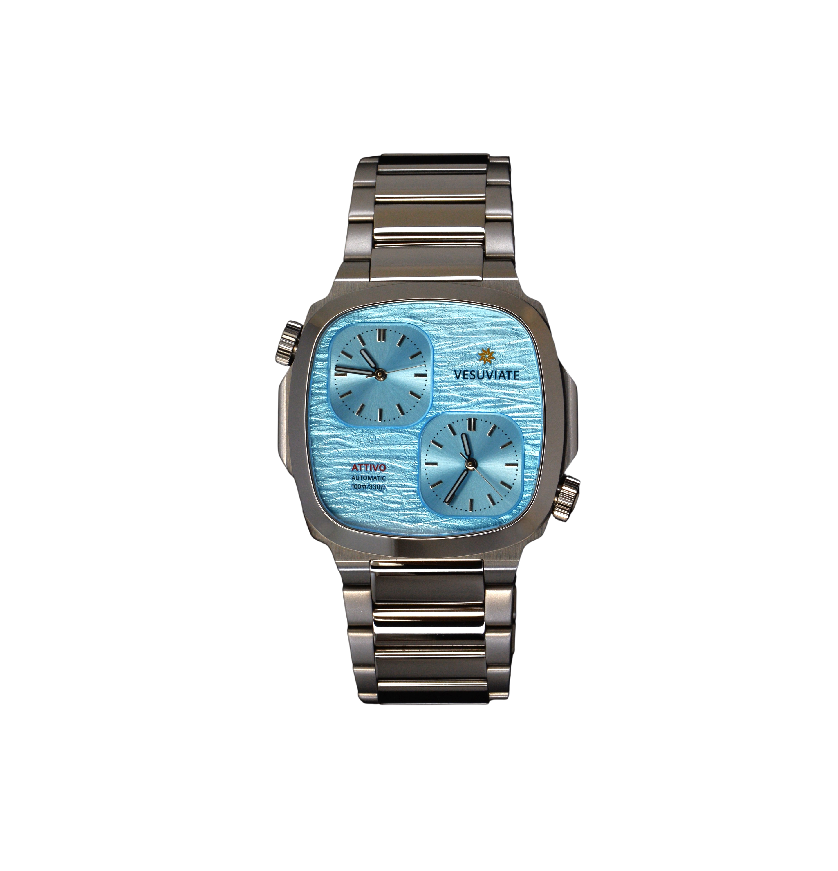 Vesuviate Attivo-Duplex Pastel Blue 39x46mm