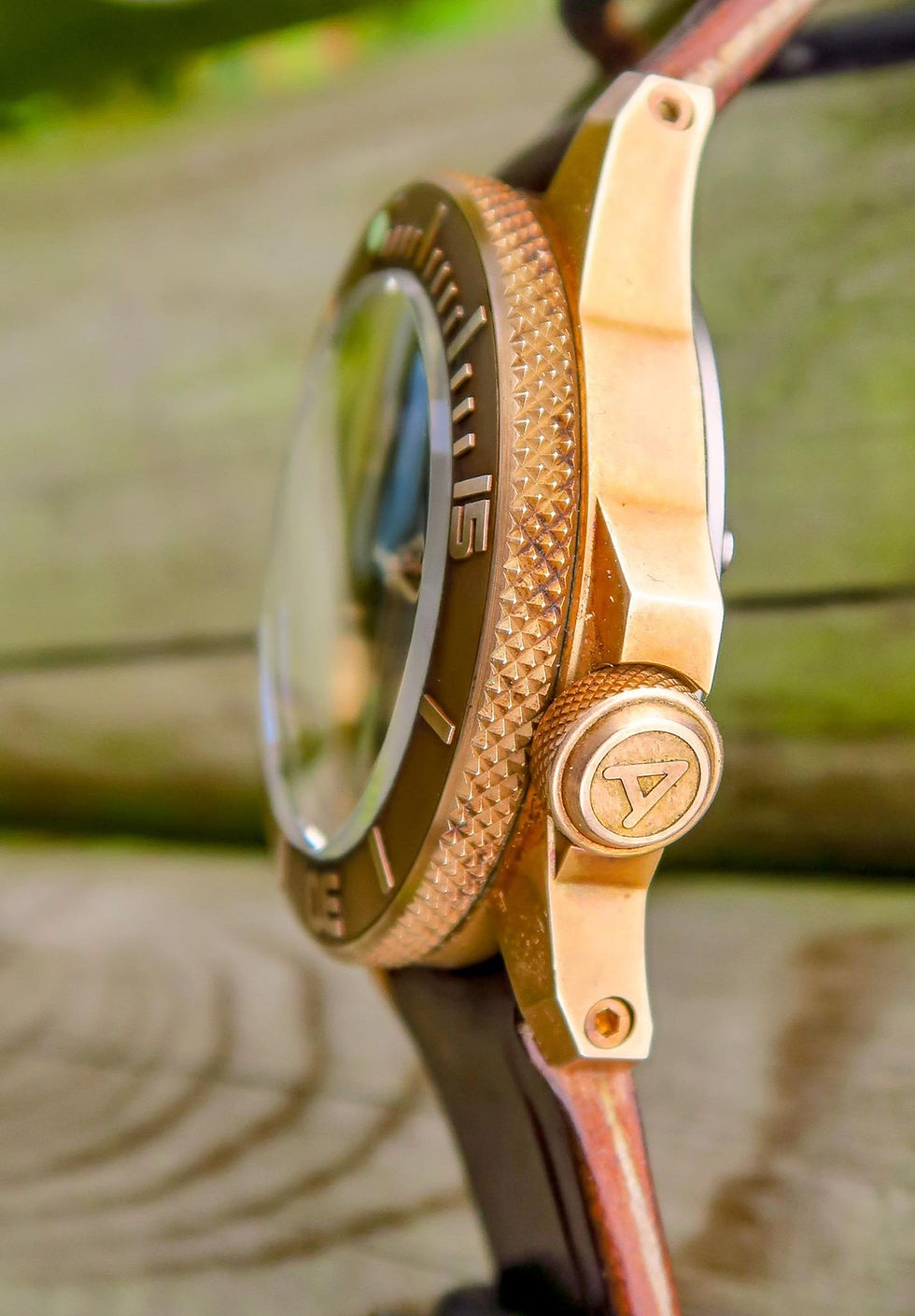 Thumbnail: Andersmann Bronze 1000m Automatic Light Green Limited Edition