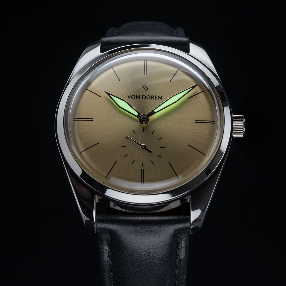 Thumbnail: Von Doren Runde Gold 39mm