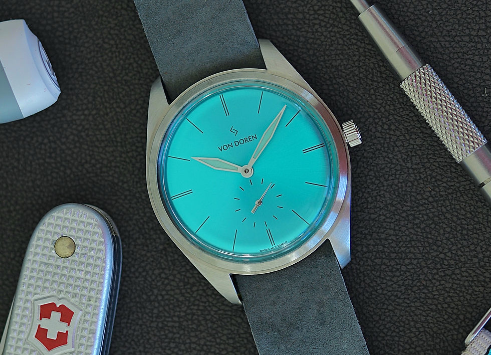 Thumbnail: Von Doren Runde Riva Blue 39mm
