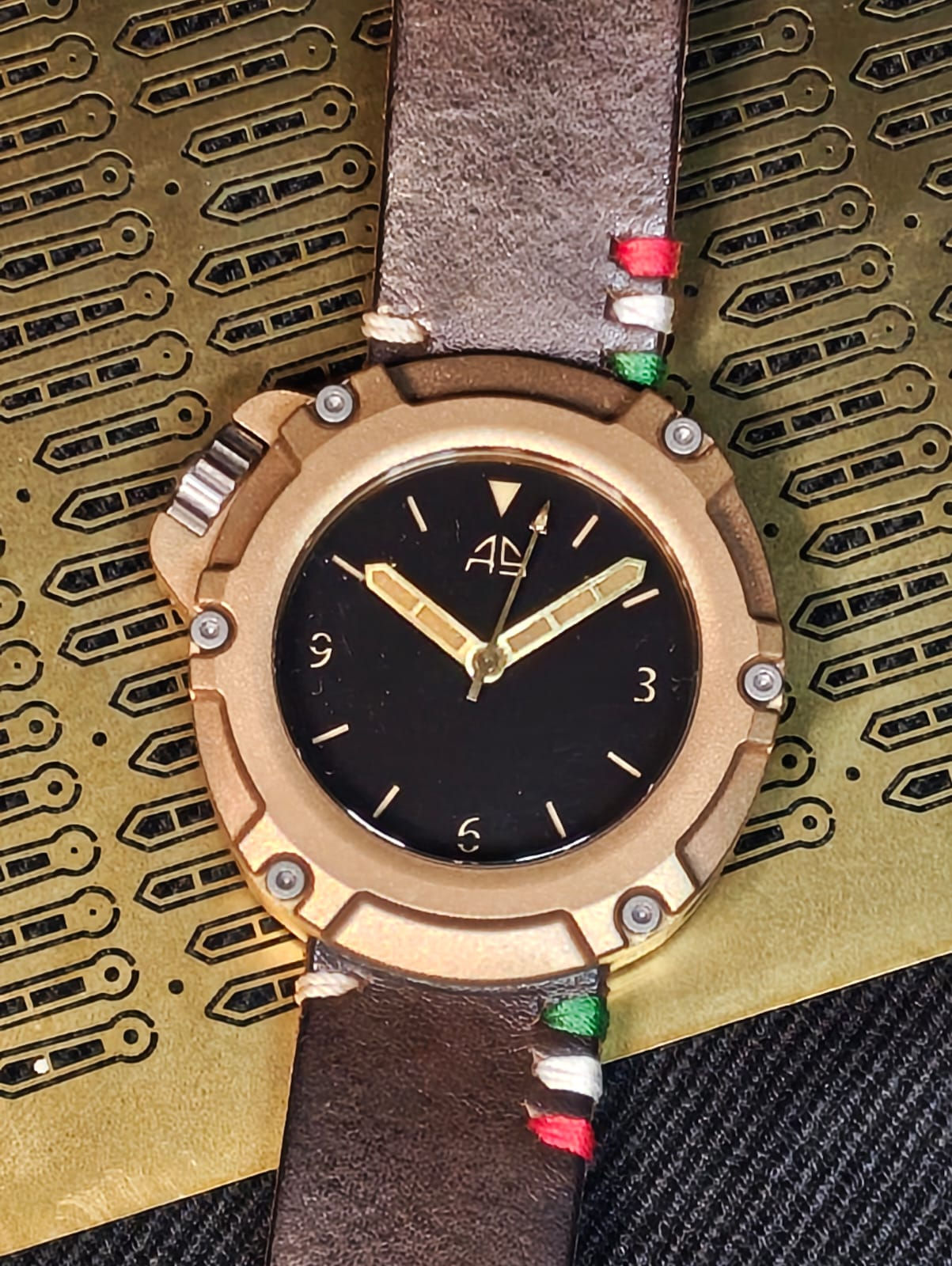 AS Creations Bronze MIlleMetri Pro Diver Swiss Auto One of One 44mm
