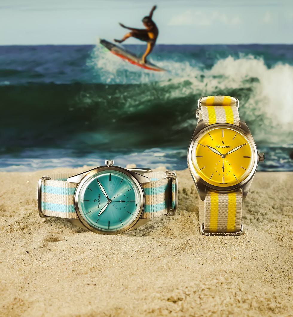 Thumbnail: Von Doren Runde Riva Blue 39mm