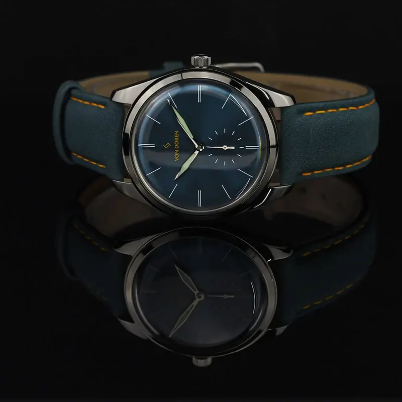 Thumbnail: Von Doren Runde Steel Blue 39mm