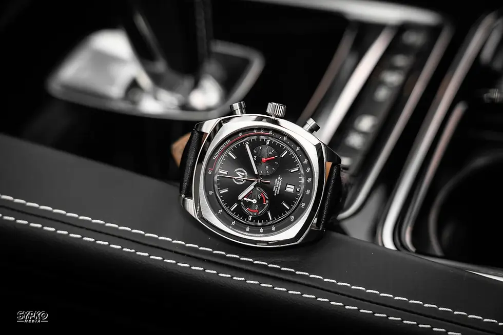 Thumbnail: Marchand Classic Driver Chronograph Racing Strap 43mm