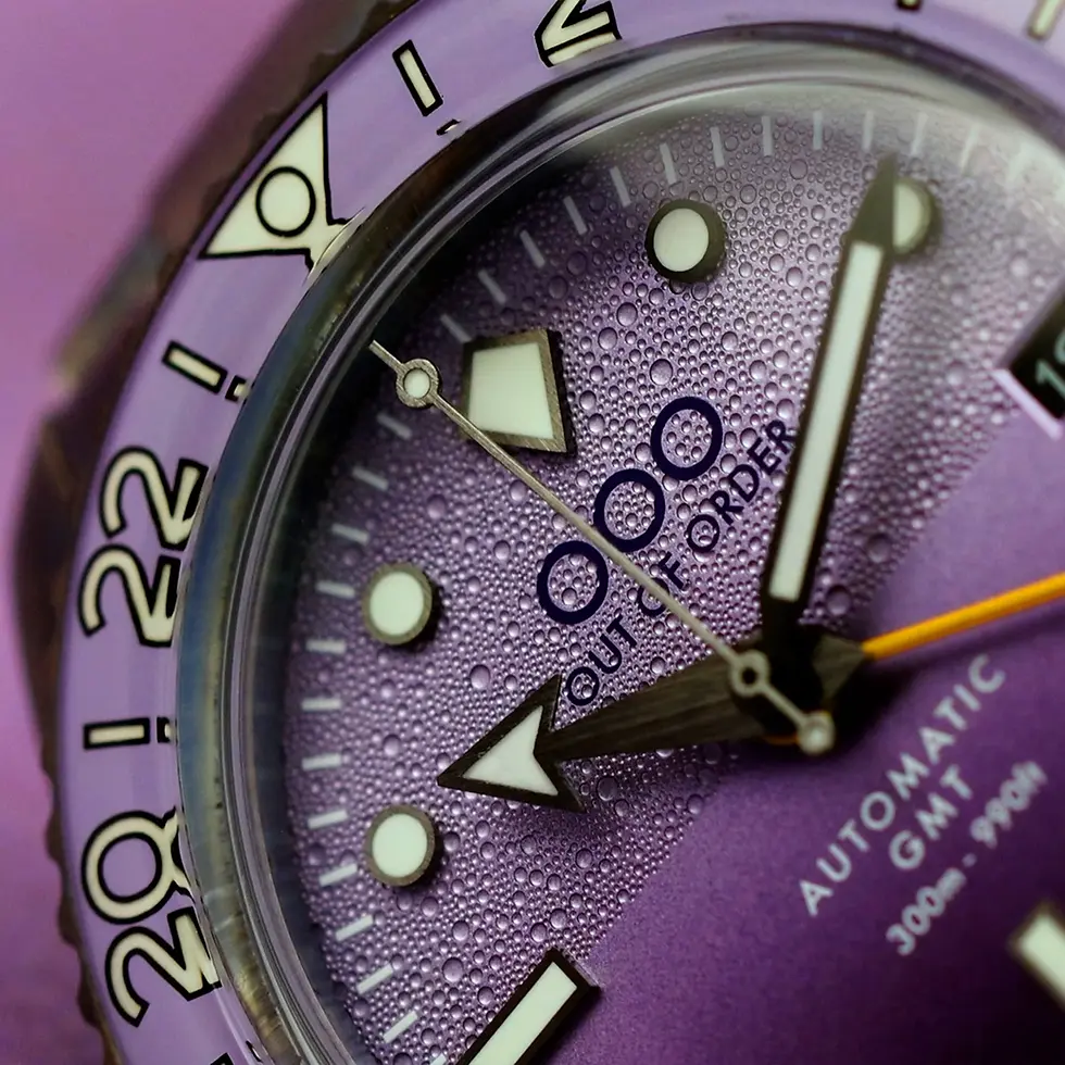 Thumbnail: OOO Shaker GMT Dark Violet Auto Ultra Distressed 40mm