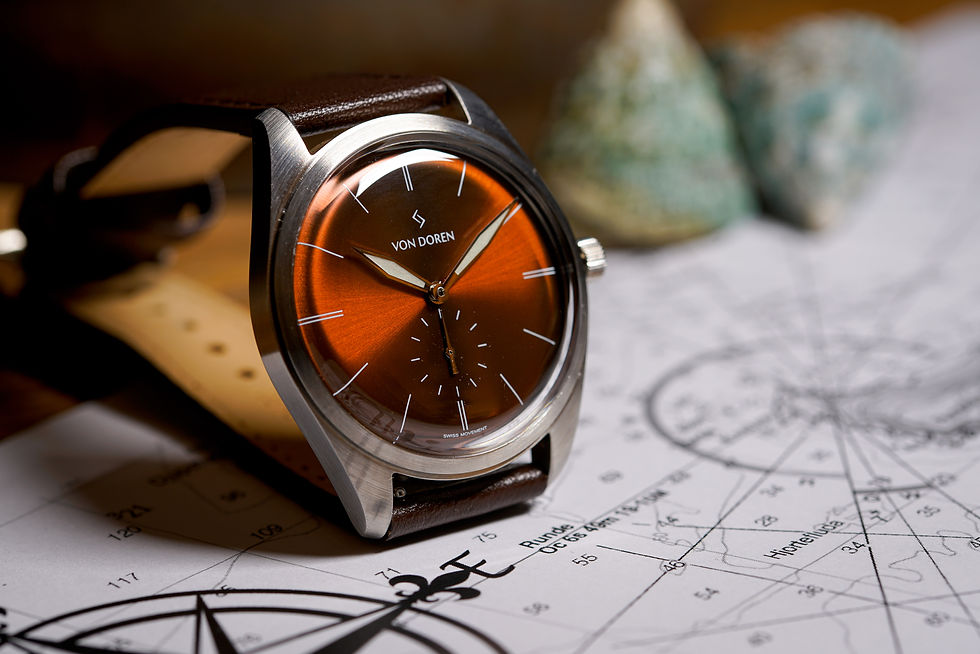 Thumbnail: Von Doren Runde Havana Brown 39mm