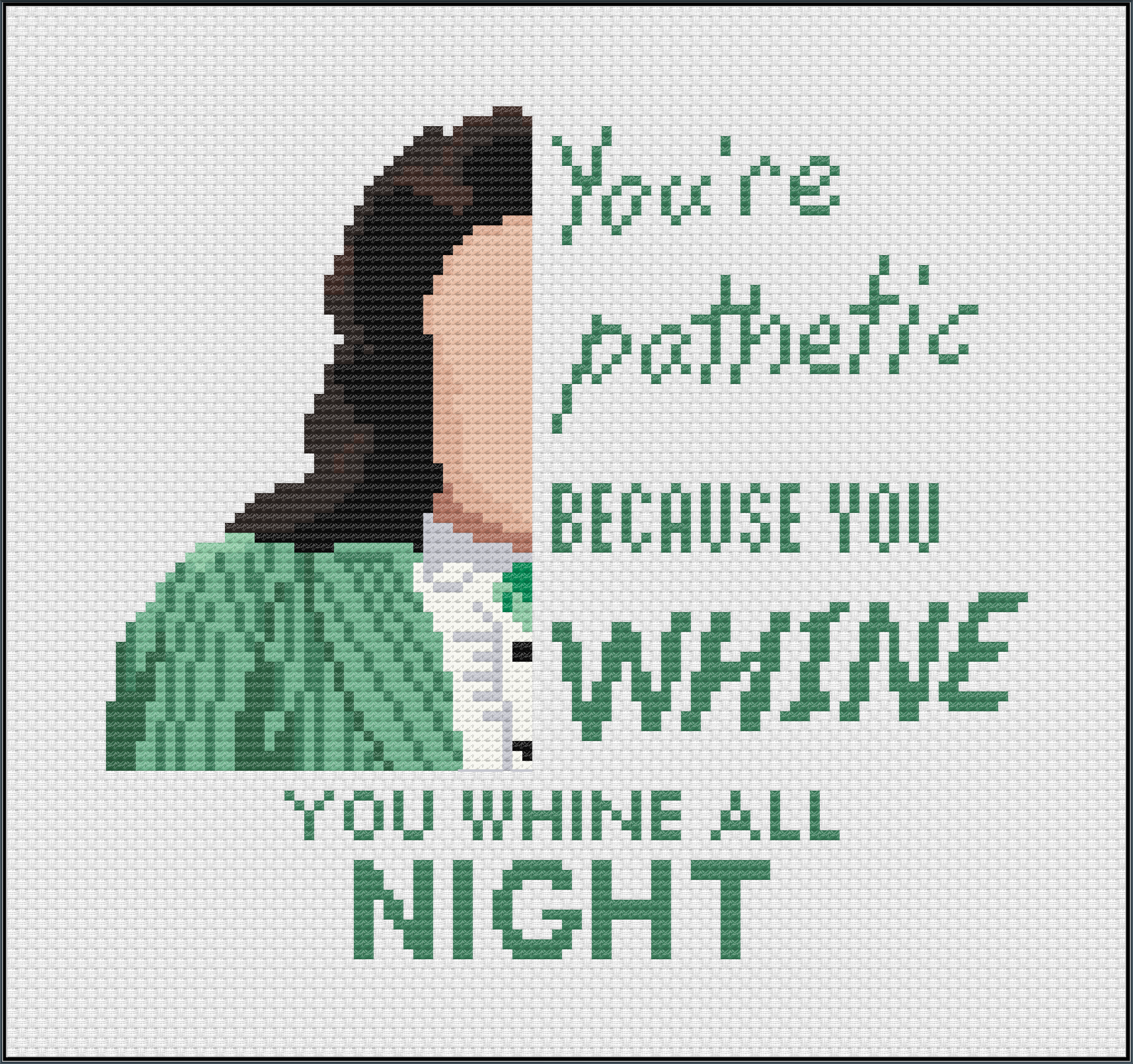 Whine All Night - The Heathers - PDF Pattern