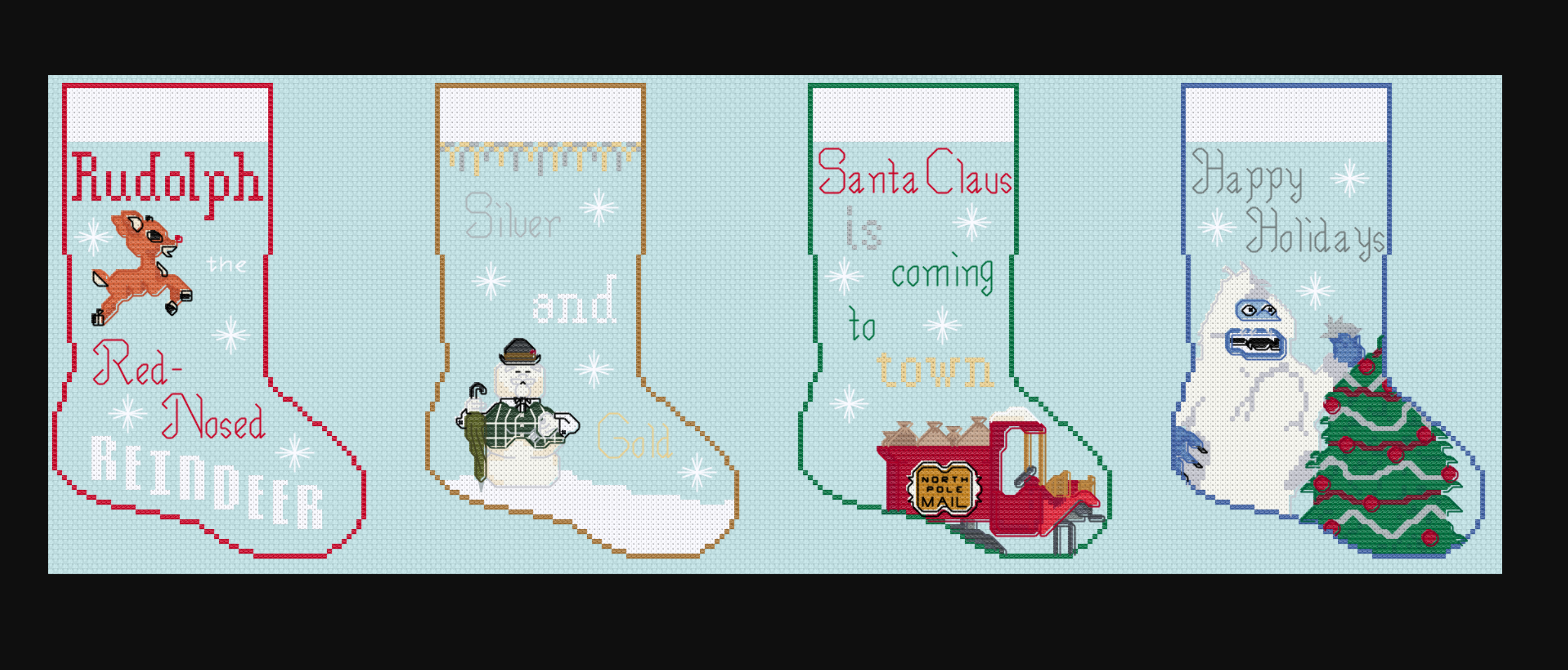 Claymation Holiday SAL - Completed