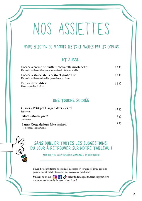 Page 2 de la carte