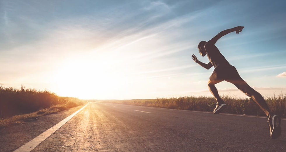 Early morning runs are the best medicine!