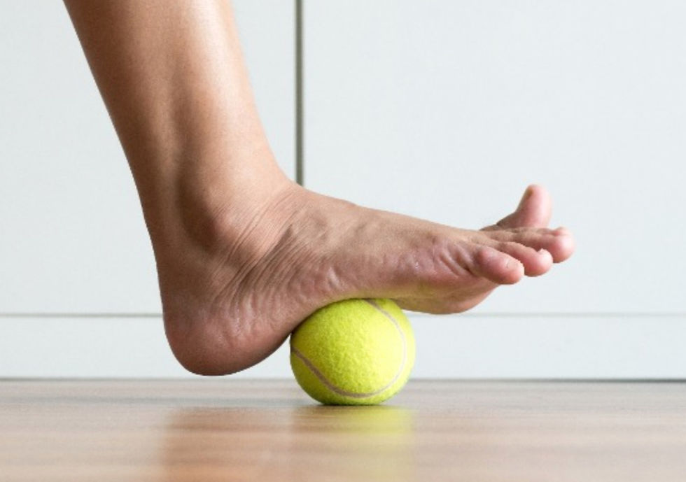 Stretches with a ball