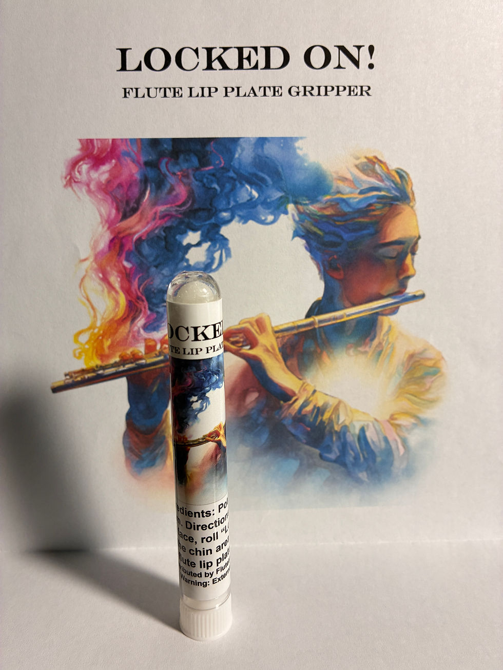 Flute Lip Plate Grip Pad - Product View 1