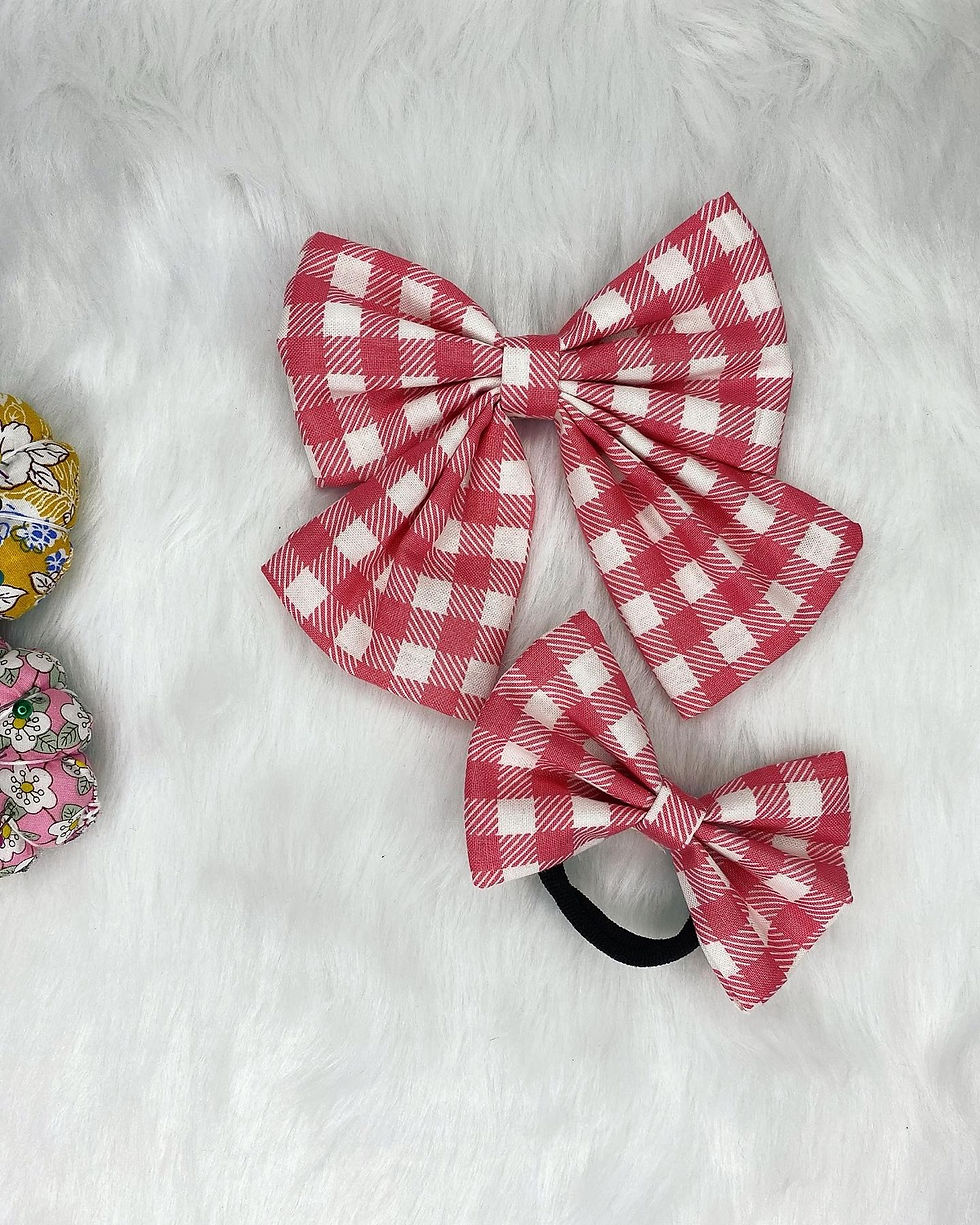 Thumbnail: Printed Hairbows 3.5 inches 