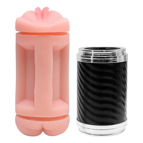 Miniatura: Mastubador doble Vagina-Ano realista