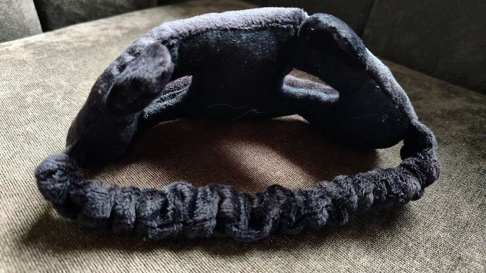 Miniatura: Antifaz Pantera peluche acolchonado