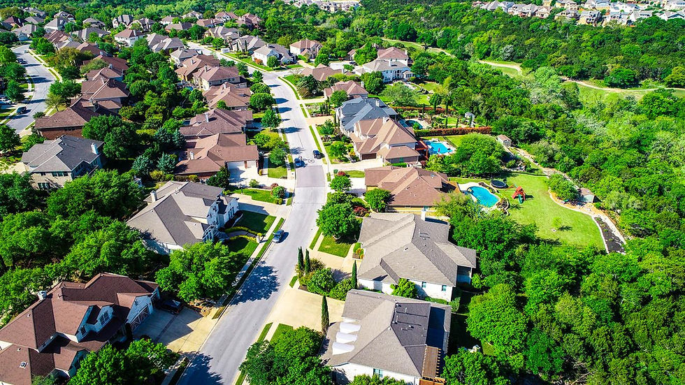 Cedar Park Texas Neighborhood. 