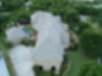 Side View of Grey Residential Shingle Roof.