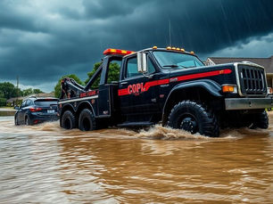 Navigating the Deluge: How Tow Trucks Handle Flooded Roads in Salado TX