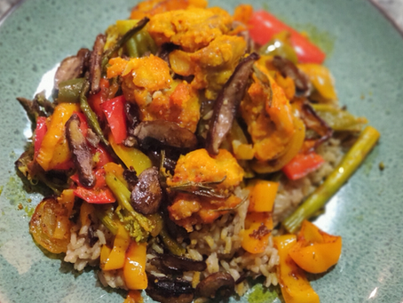 One Pan Chicken And Veggies Bake