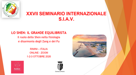 XXVII SEMINARIO INTERNAZIONALE S.I.A.V.