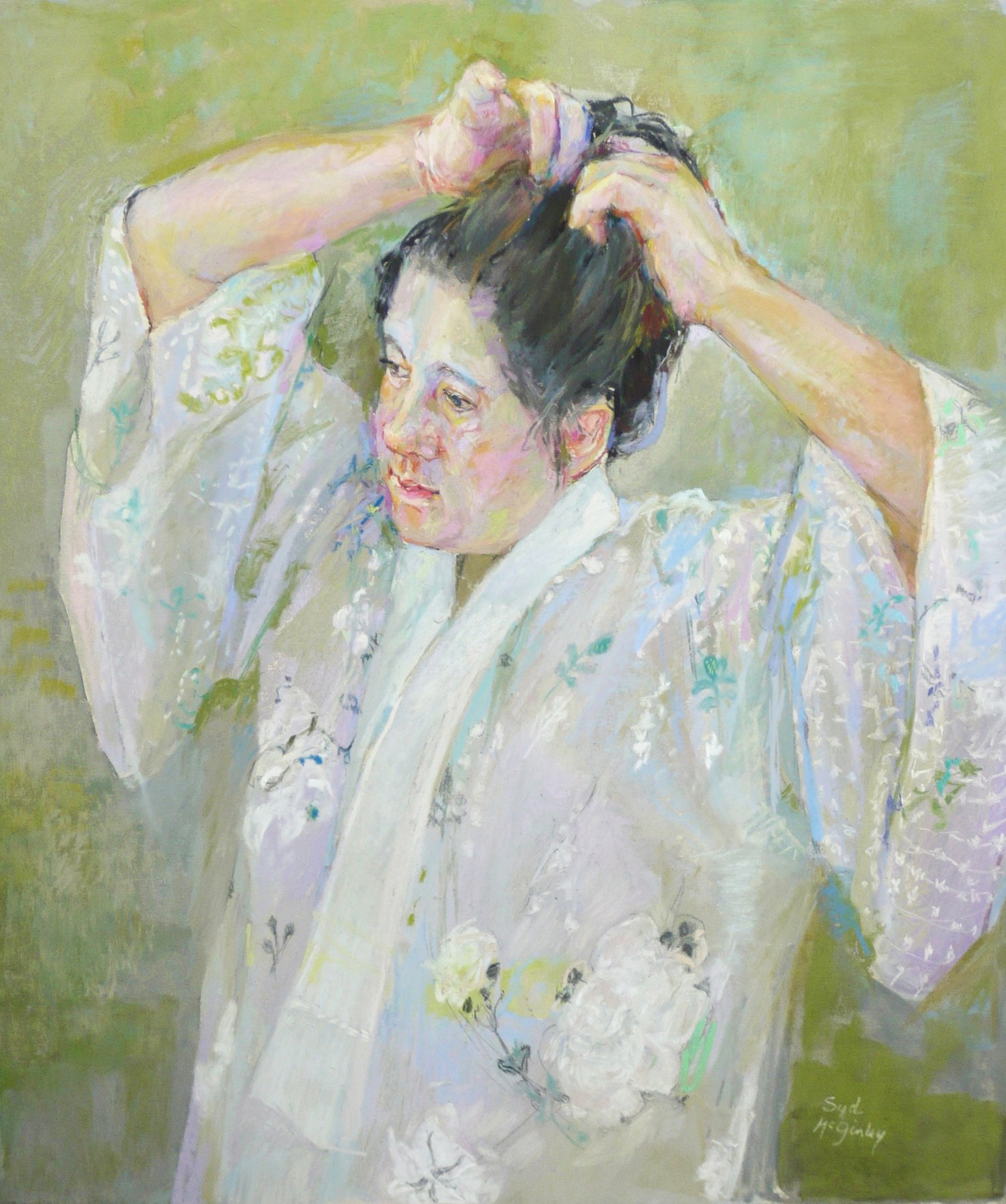 Artist Sydney McGinley