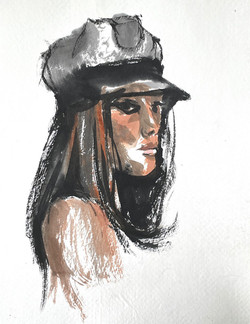 Artist Nancy Richards West
