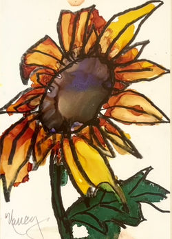 Artist Nancy Richards West