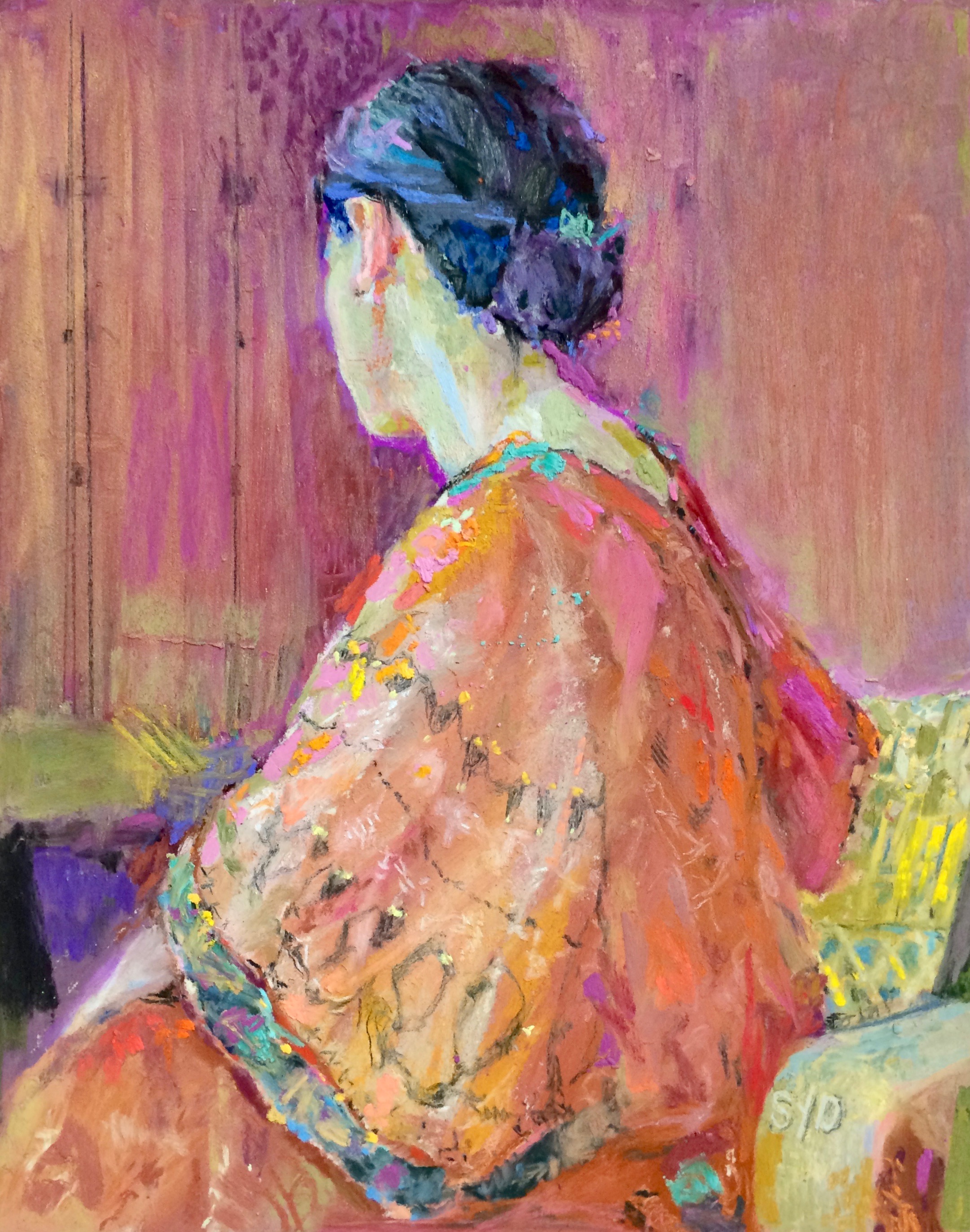 Artist Sydney McGinley