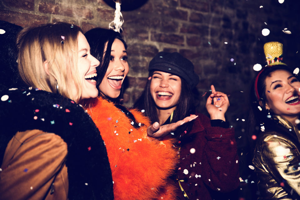 Girls Partying