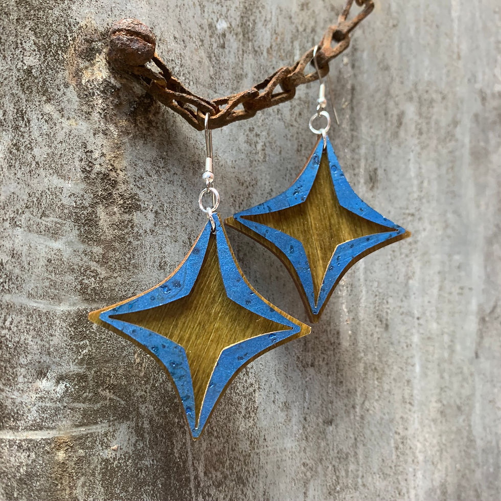 Thumbnail: Lagoon & Moss Starburst Earrings
