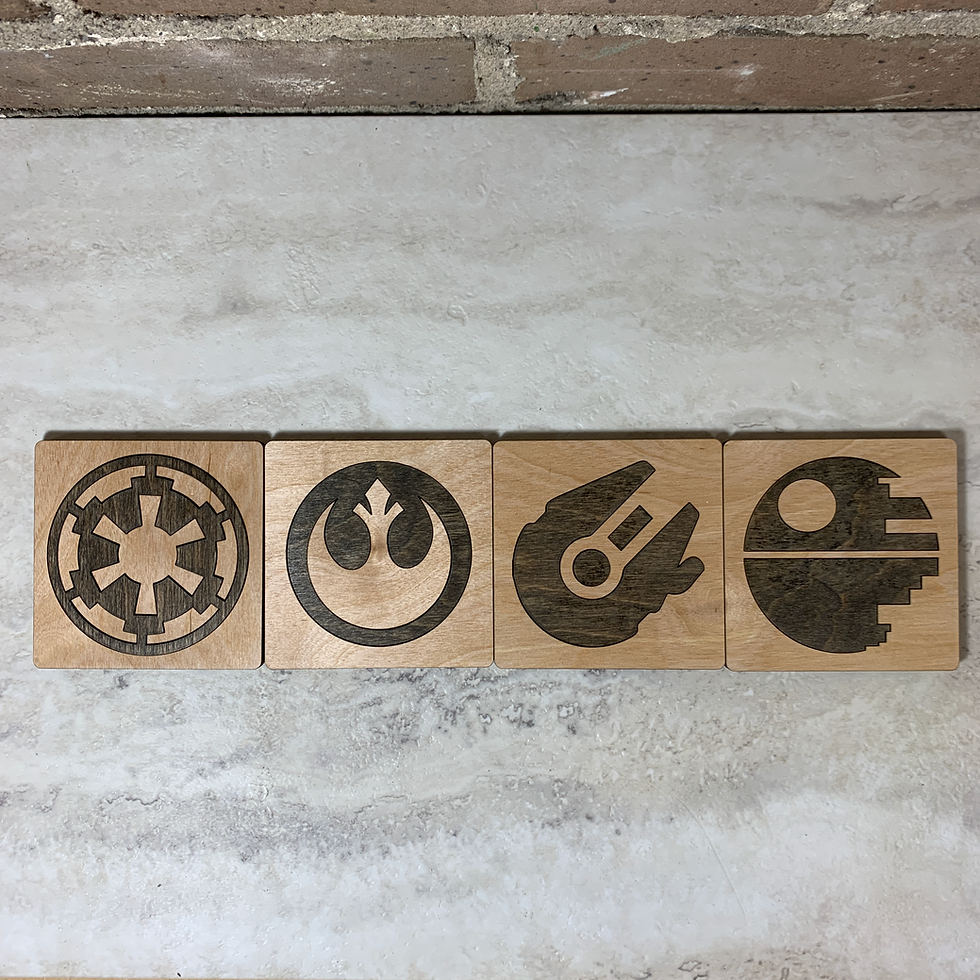 Thumbnail: Star Wars Inspired Coasters